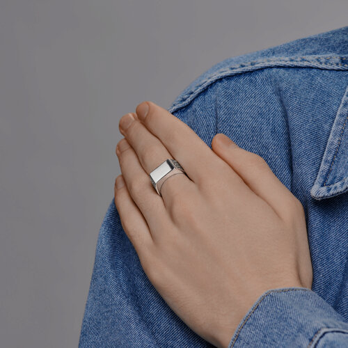 Кольцо из серебра из серебро — вид 4