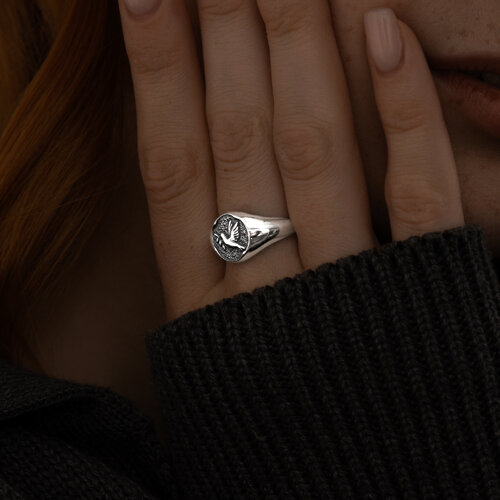 Кольцо из серебра из серебро — вид 2