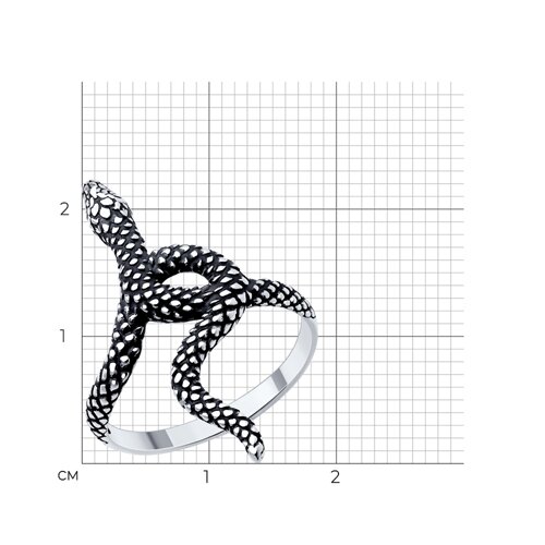 Кольцо из серебра из серебро — вид 5