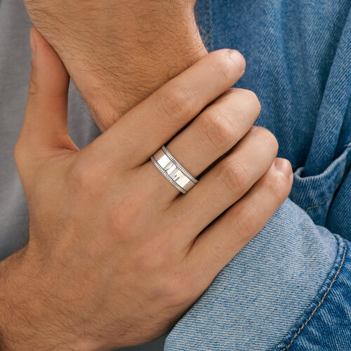 Кольцо из серебра из серебро — вид 4