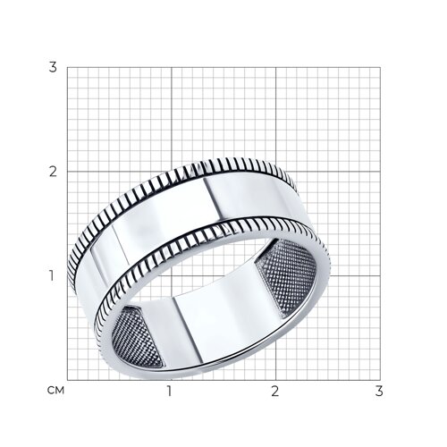 Кольцо из серебра из серебро — вид 5