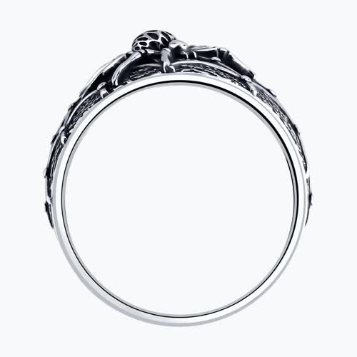 Кольцо из серебра из серебро — вид 3