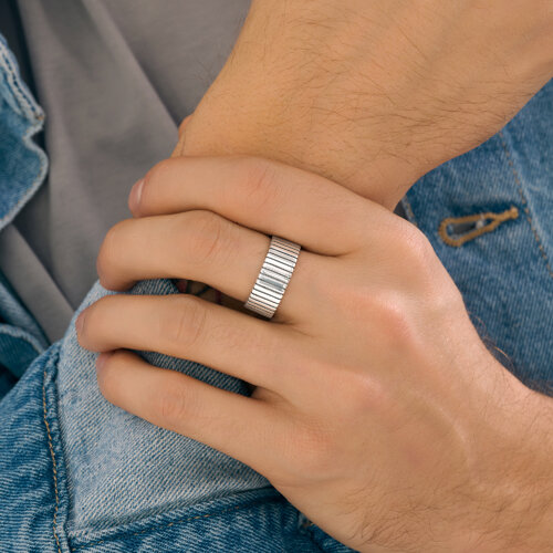 Кольцо из серебра из серебро — вид 4