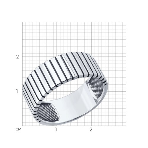 Кольцо из серебра из серебро — вид 5