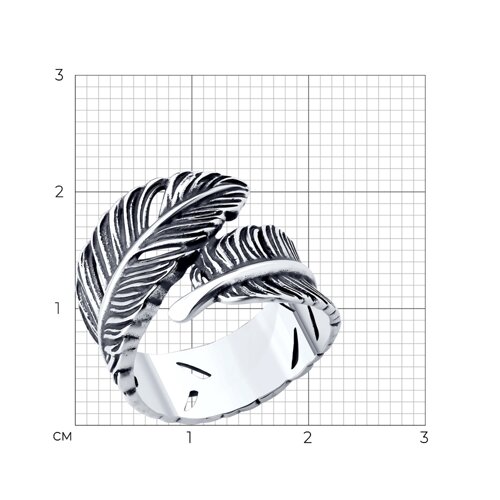 Кольцо из серебра из серебро — вид 5