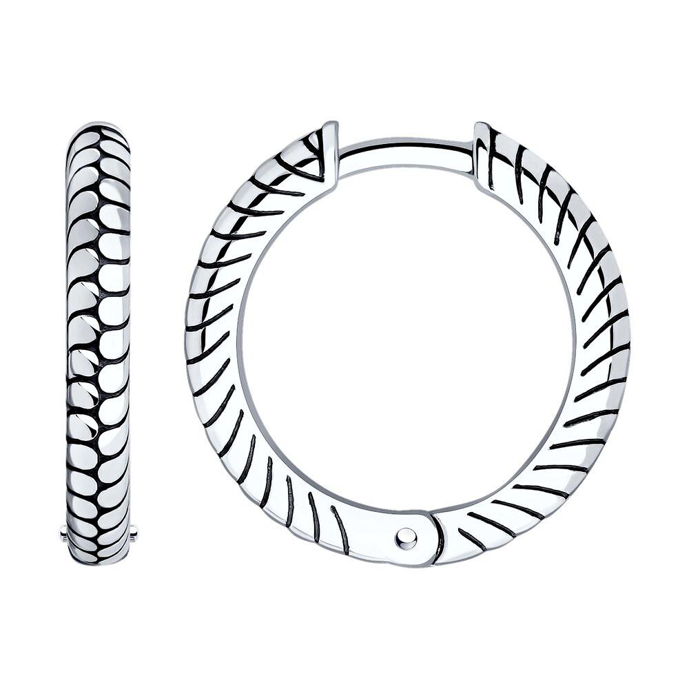 Серьги из серебра - видео на модели