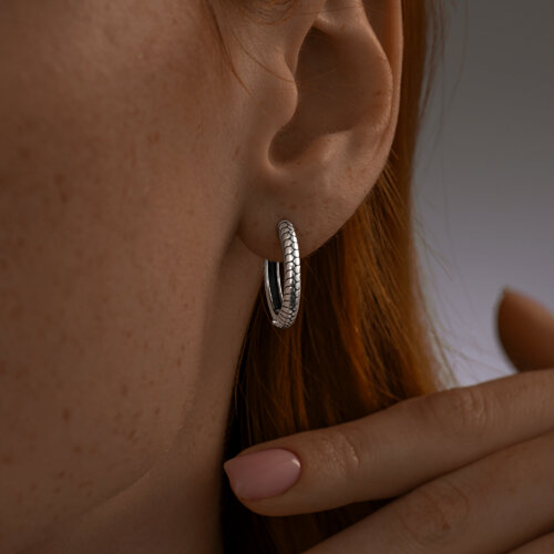 Серьги из серебра из серебро — вид 2