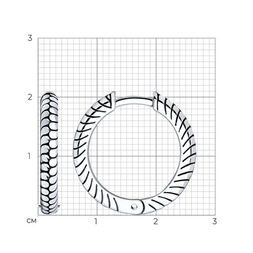Серьги из серебра из серебро — вид 4