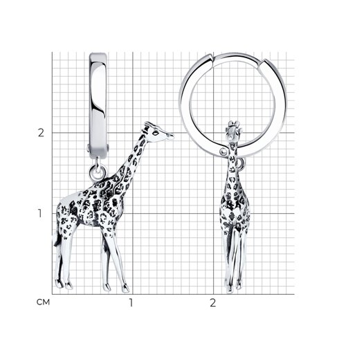 Серьги из серебра из серебро — вид 4