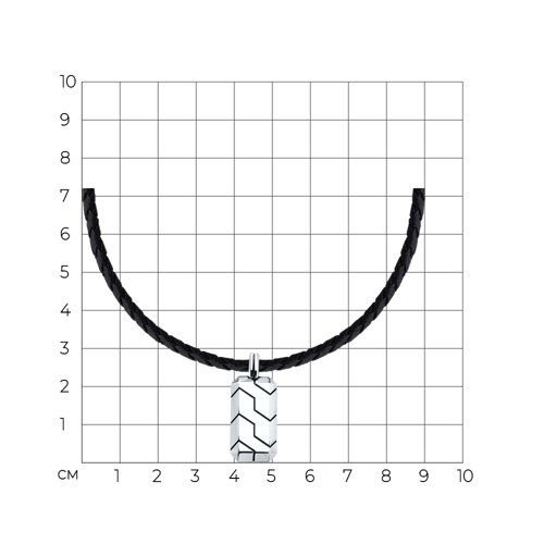 Колье из серебра из серебро — вид 3