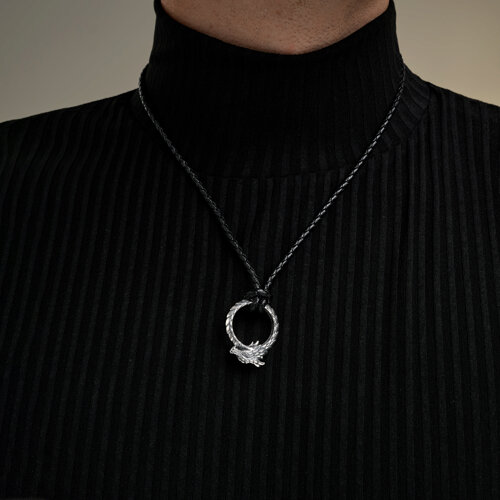 Колье из серебра из серебро — вид 3