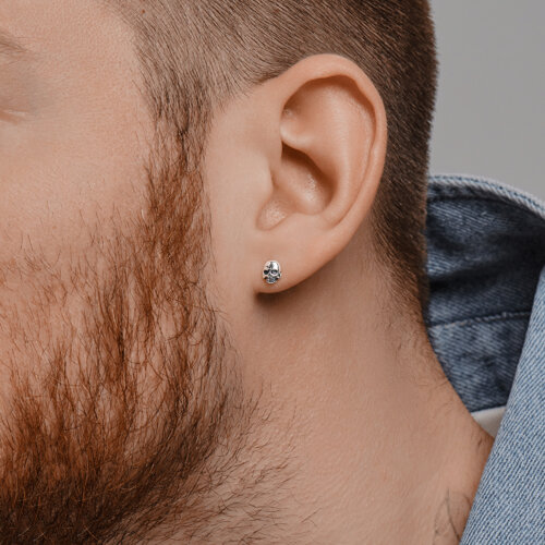 Серьга из серебра из серебро — вид 3