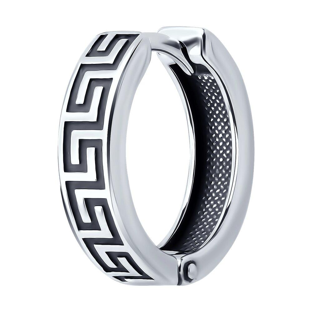 Серьга из серебра - видео на модели