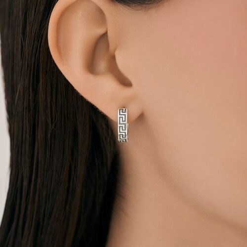 Серьга из серебра из серебро — вид 5