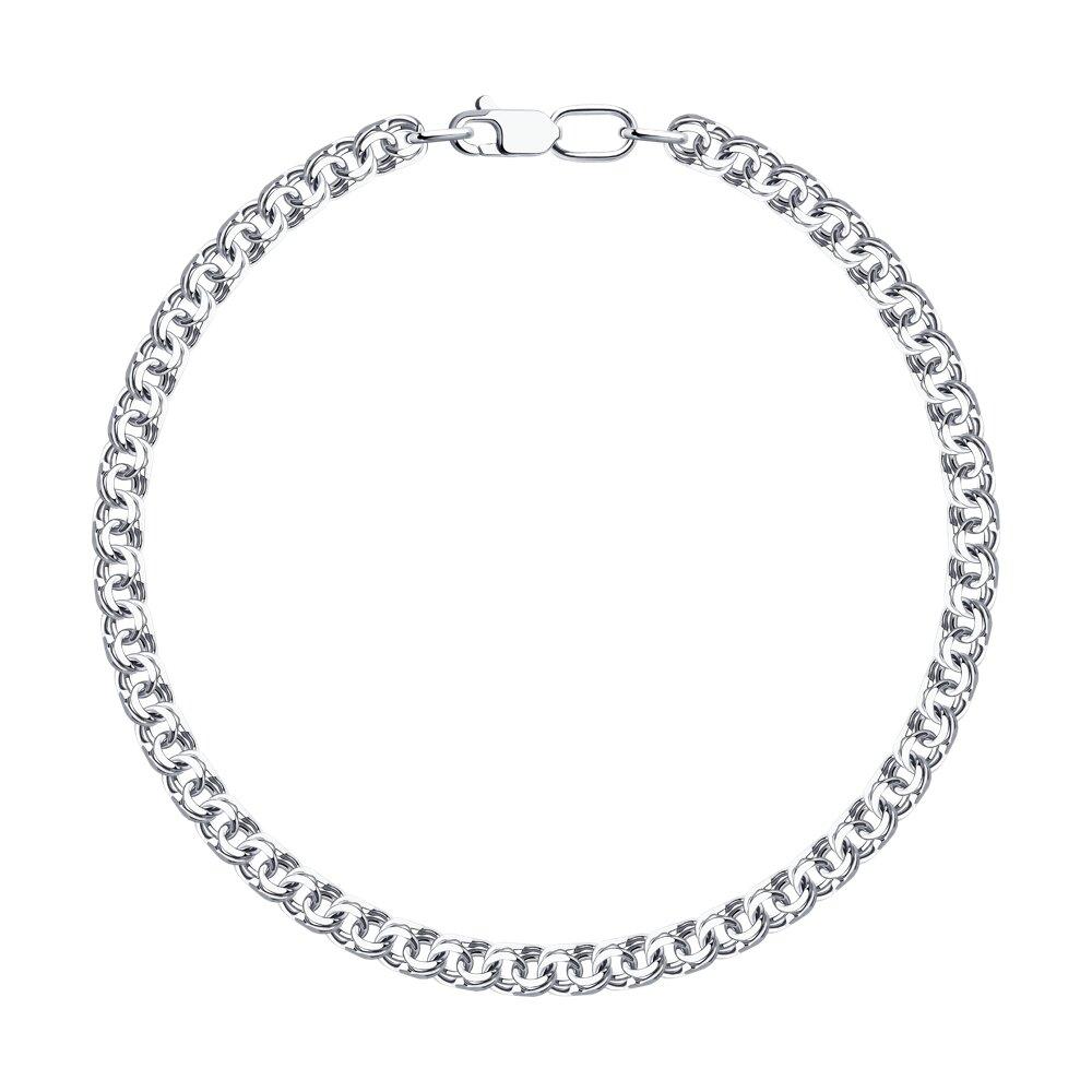 Браслет из серебра с алмазной гранью - видео на модели