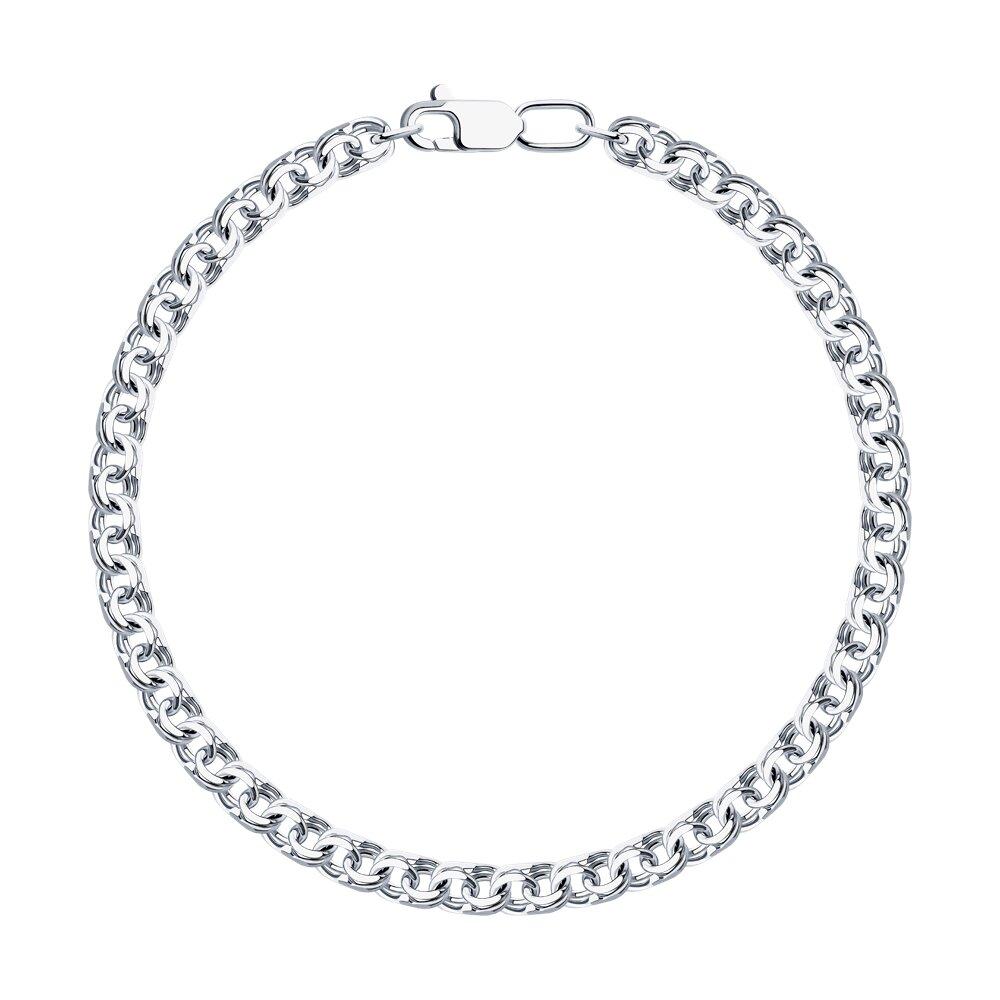 Браслет из серебра с алмазной гранью - видео на модели