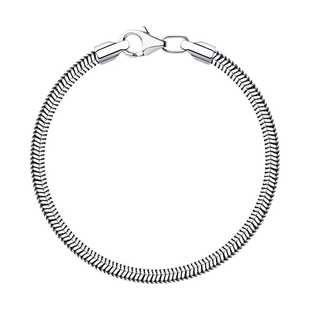 Серебряный браслет для шармов - видео на модели