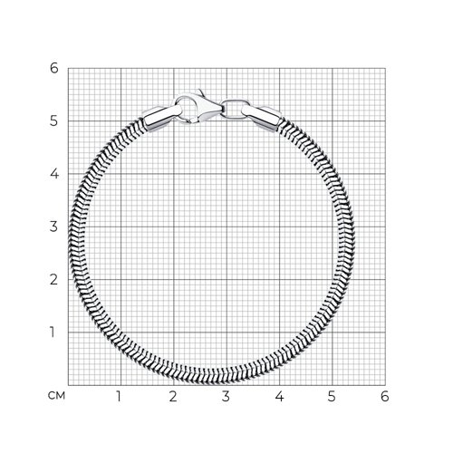 Серебряный браслет для шармов из серебро — вид 5