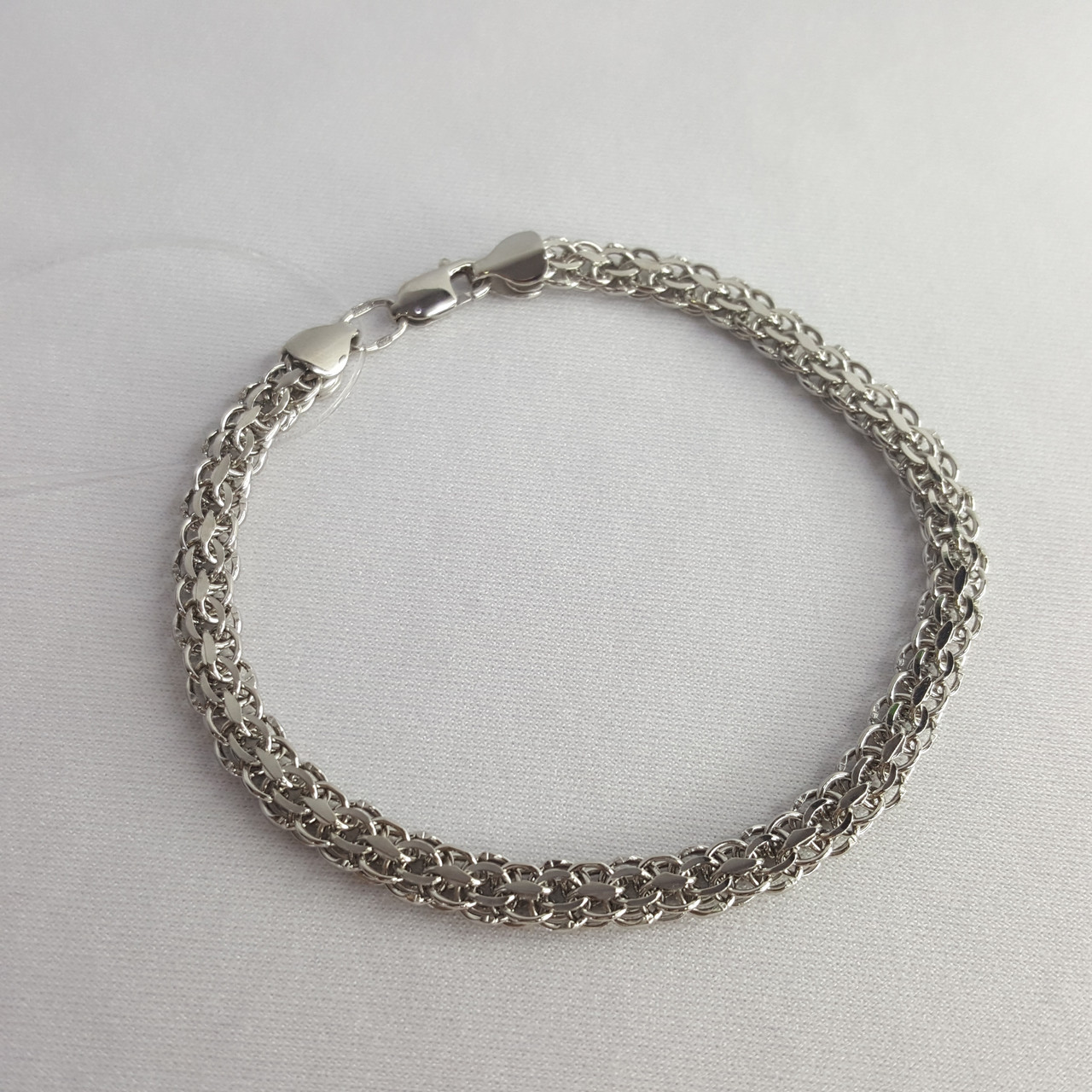 Браслет из серебра с алмазной гранью - видео на модели