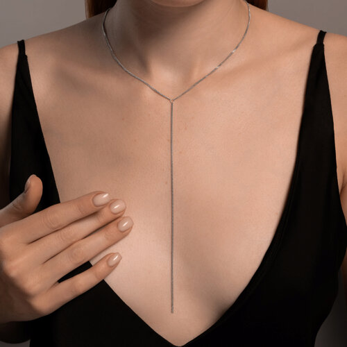 Колье из серебра из серебро — вид 4