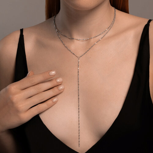 Колье из серебра из серебро — вид 4