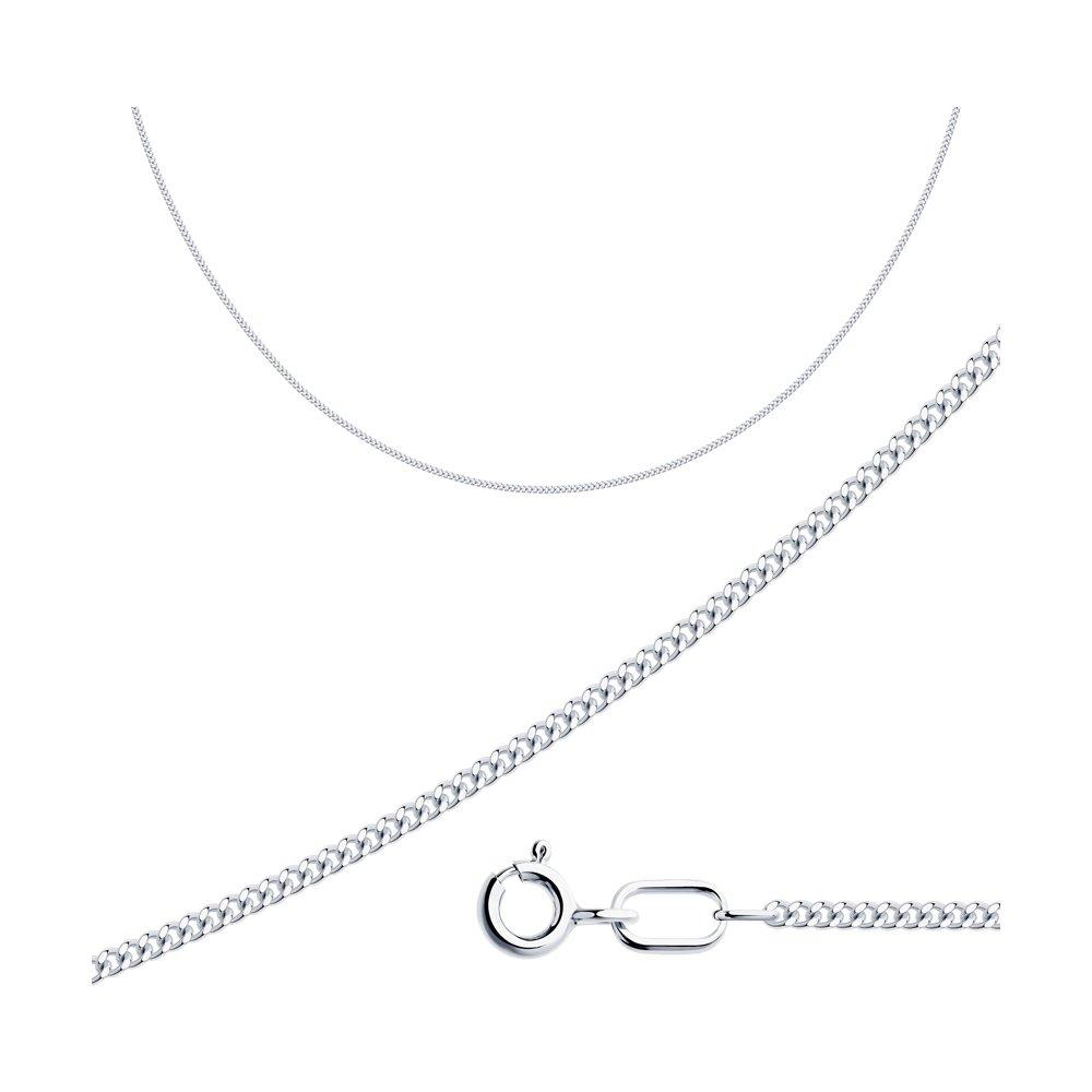 Тонкая серебряная цепочка - видео на модели