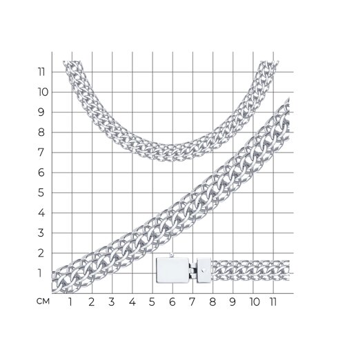 Цепь из серебра из серебро — вид 5