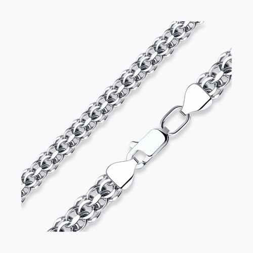 Цепь из серебра с алмазной гранью - видео на модели