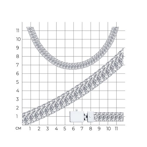 Цепь из серебра из серебро — вид 5