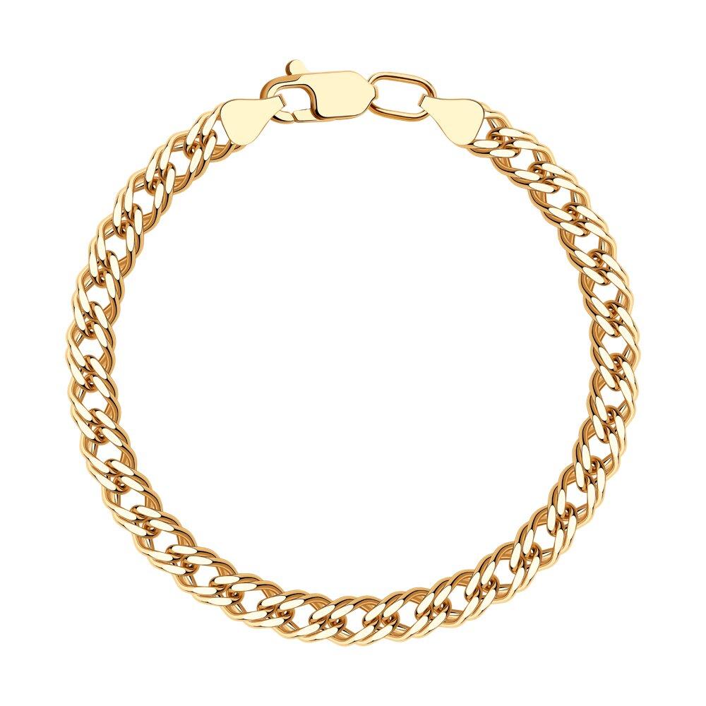 Браслет из золочёного серебра из серебро