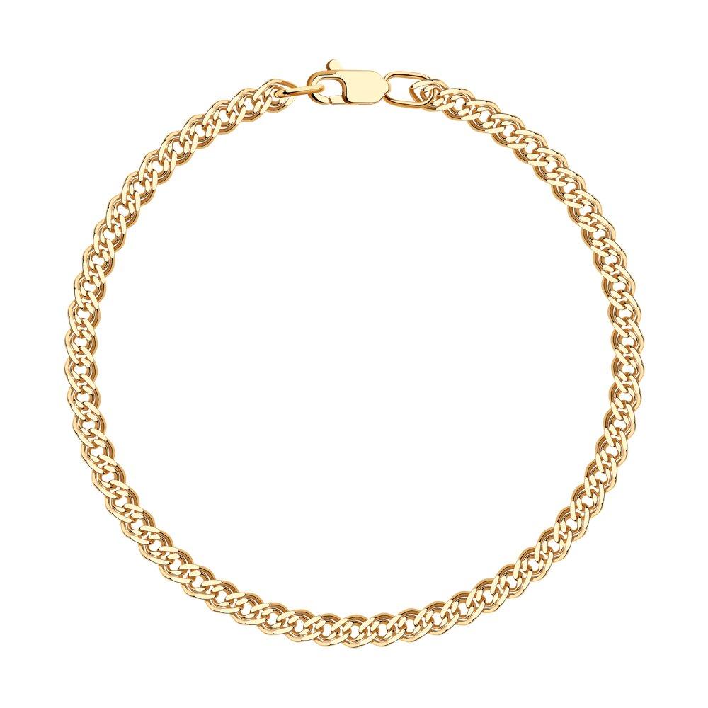 Браслет из золочёного серебра - видео на модели