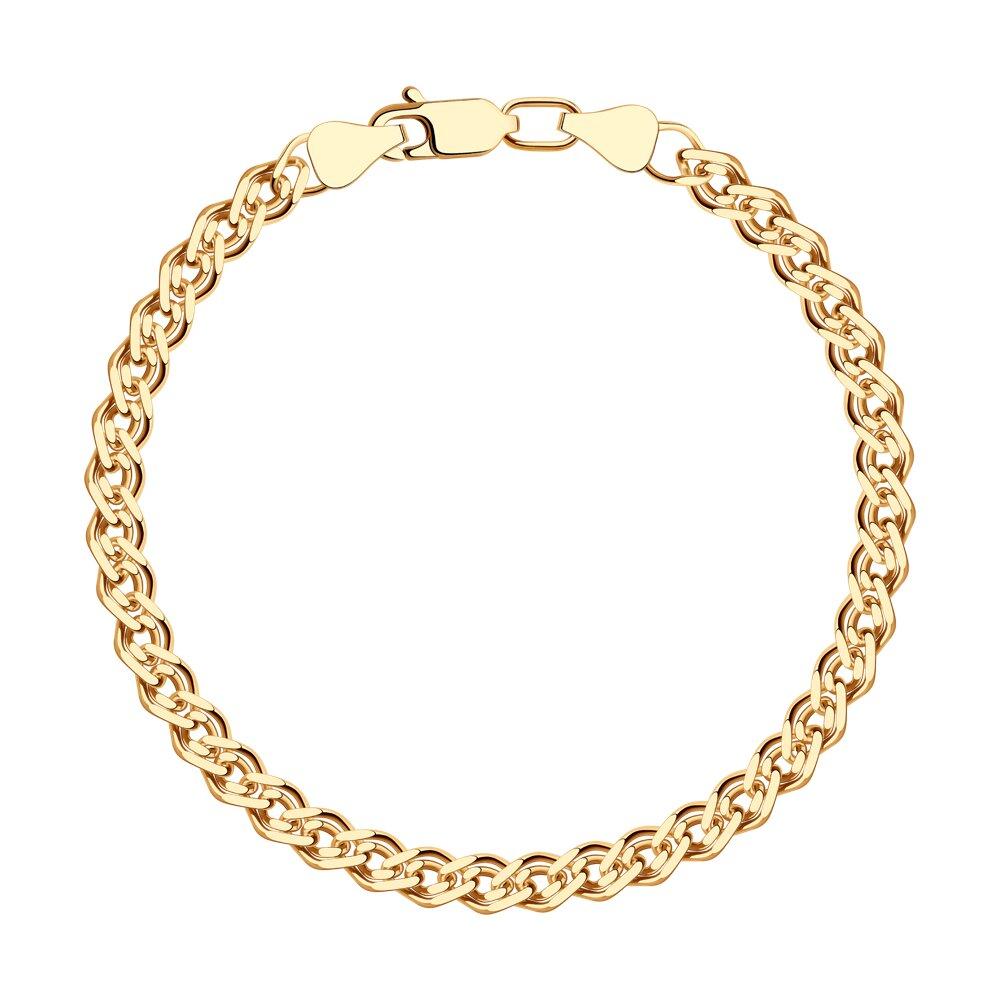 Браслет из золочёного серебра - видео на модели