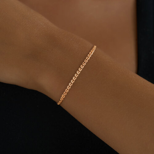 Браслет из золочёного серебра из серебро — вид 3