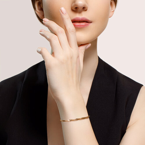 Браслет из золочёного серебра из серебро — вид 3