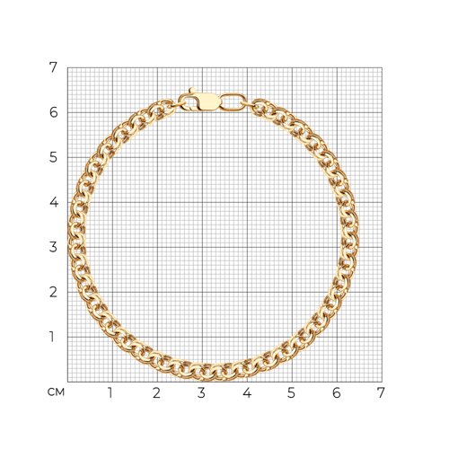 Бисмарк ручной вязки из золоченого серебра из серебро — вид 4