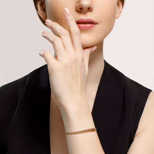 Браслет из золочёного серебра из серебро — вид 3