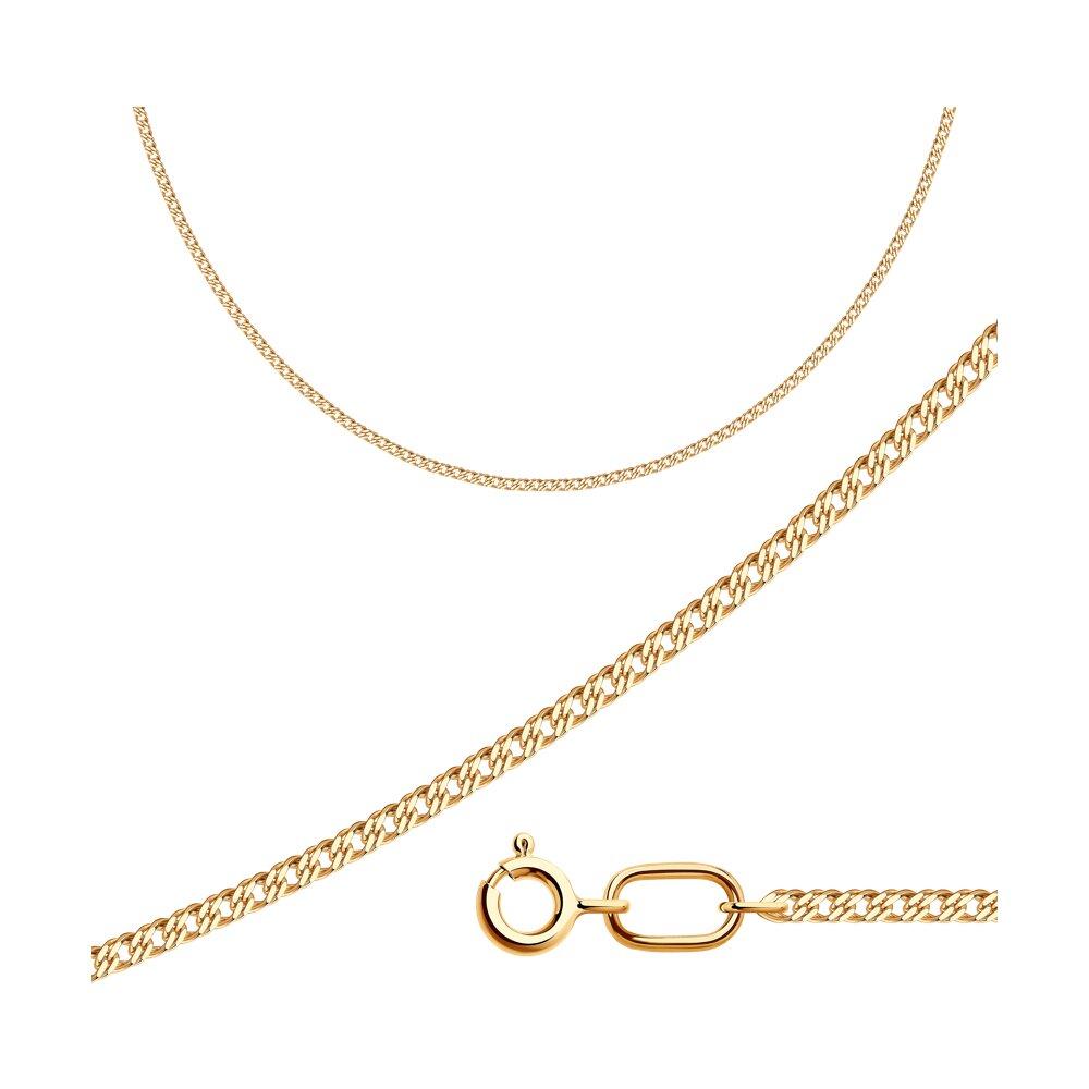 Цепь из золочёного серебра - фото 1