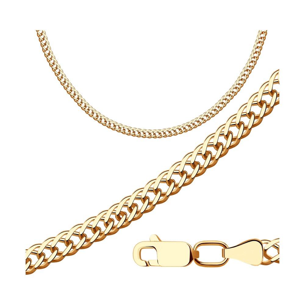 Цепь из золочёного серебра - видео на модели