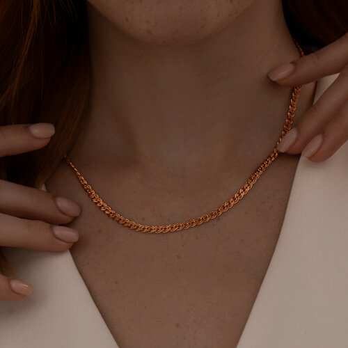 Цепь из золочёного серебра из серебро — вид 3