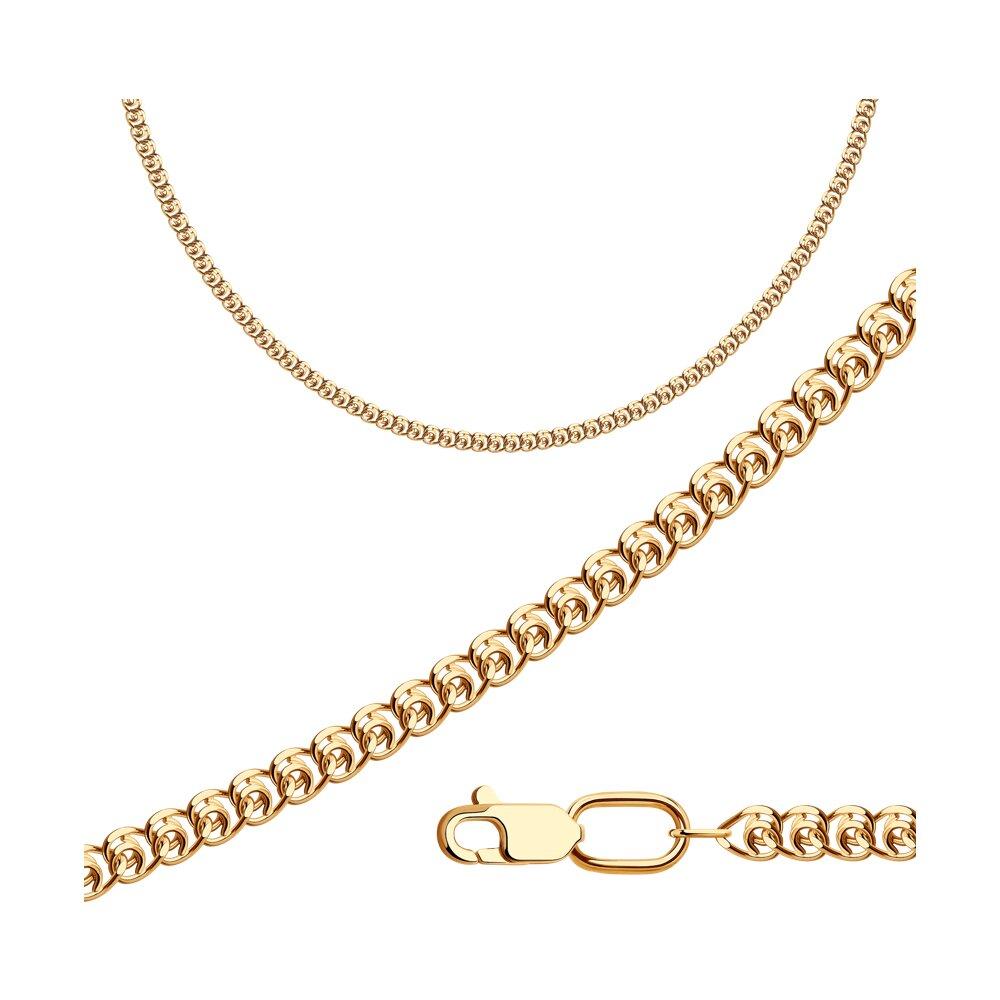 Цепь из золочёного серебра - видео на модели