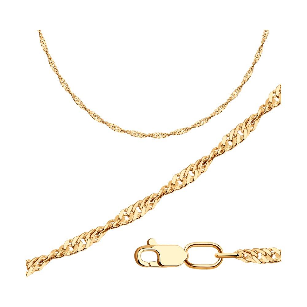 Цепь из золоченого серебра - видео на модели