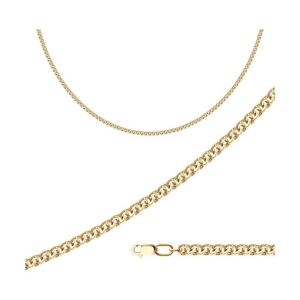 Позолоченная цепочка ручной вязки - видео на модели