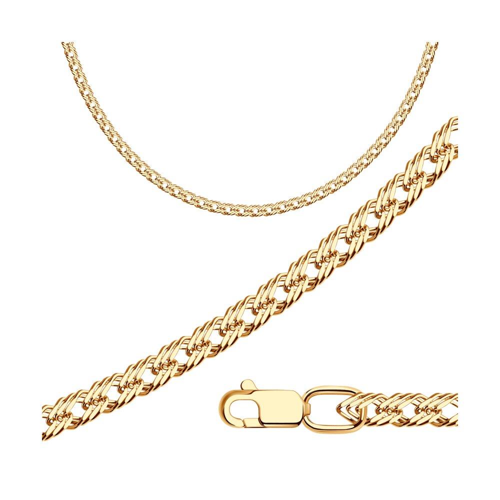 Цепь из золочёного серебра - видео на модели