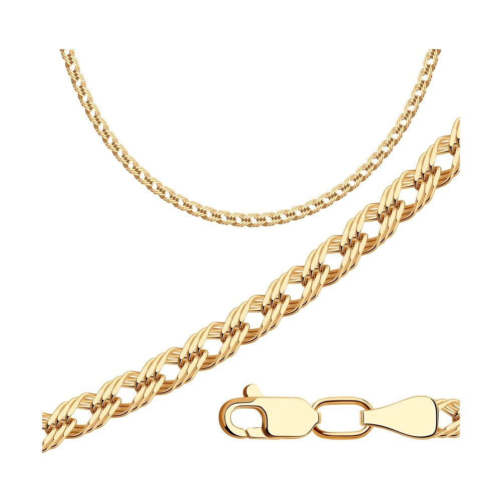 Цепь из золочёного серебра - видео на модели