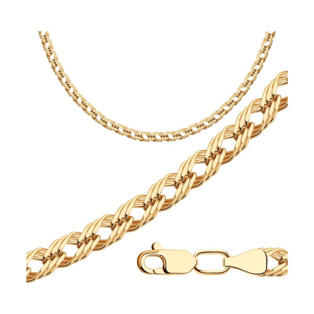 Цепь из золочёного серебра - видео на модели