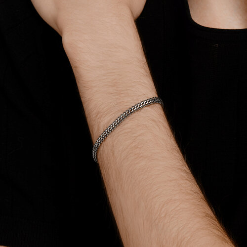 Браслет из чернёного серебра из серебро — вид 3