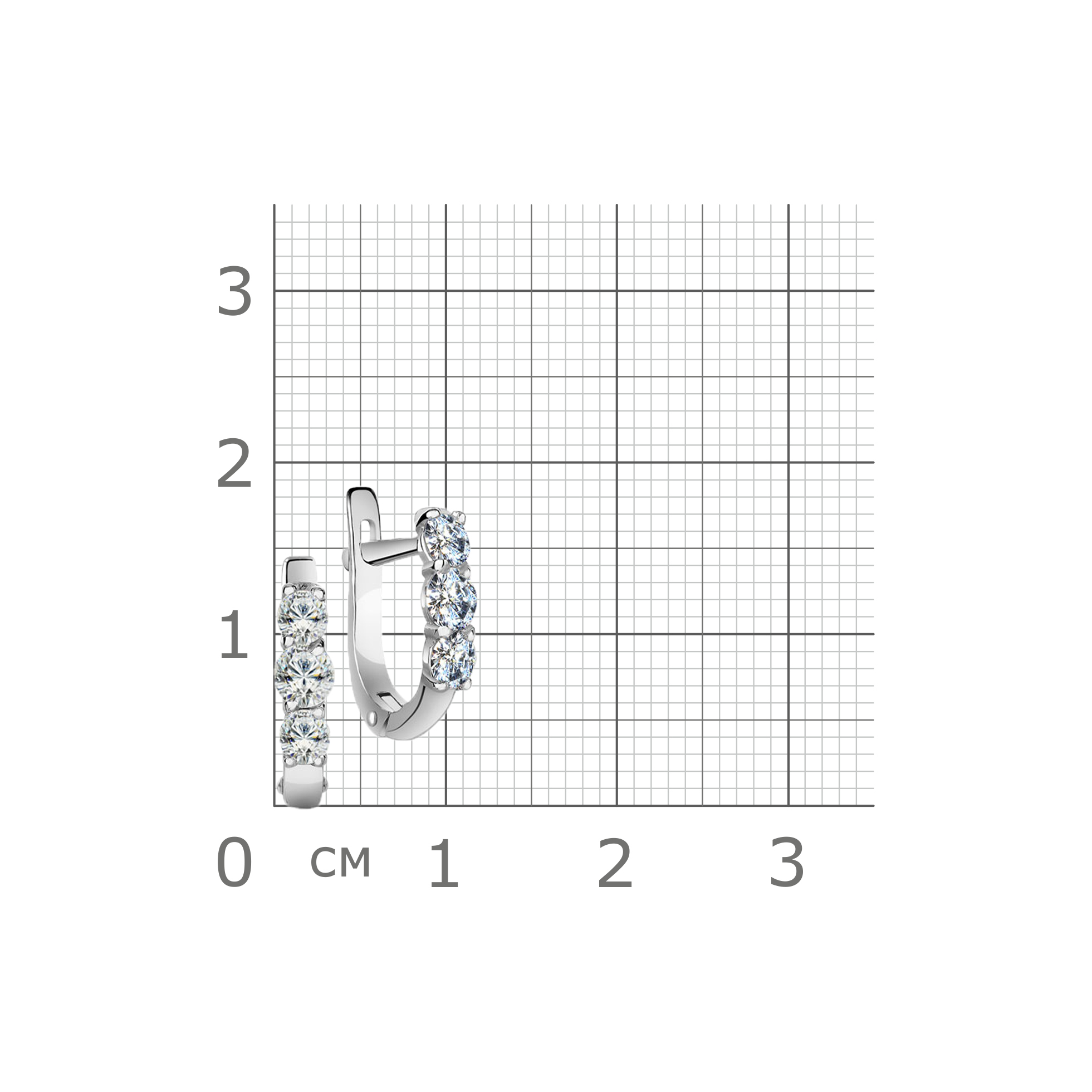 Серьги 925* из серебро — вид 2