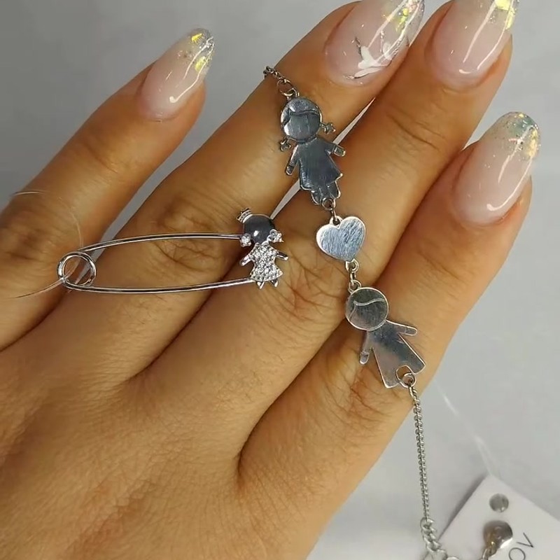 1476 Булавка с фианитом родированная серебро 925* - Instagram Reel 